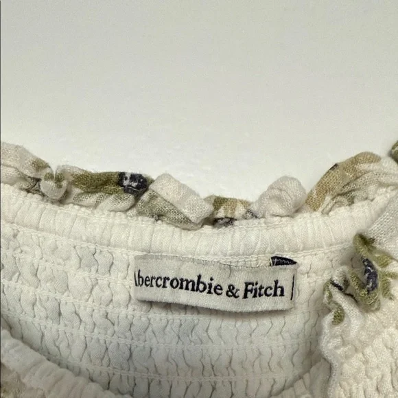 Abercrombie & Fitch Green Floral Midi Dress - Picture 2 of 4